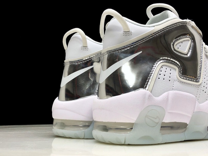 nike air more uptempo Ch*0me white 917593-100