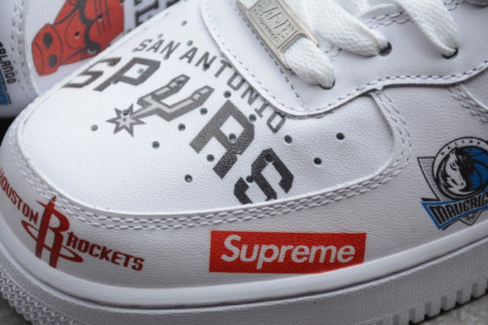 AIR FORCE 1 MID NBA WHITE AQ8017-100