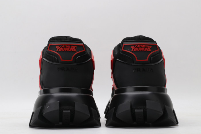 PRAD CLOUDBUST THUNDER KNIT RED AND BLACK