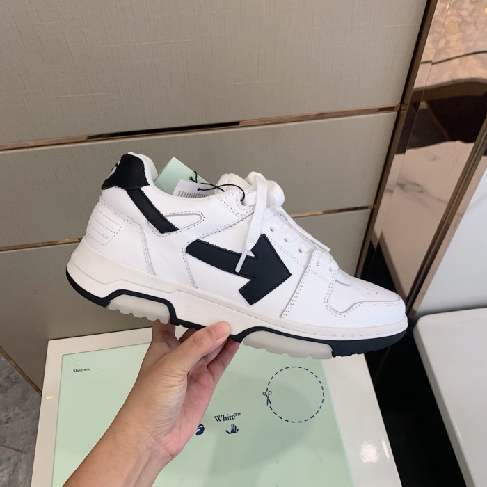 OFF WHITE™ C/O VIRGIL ABLOH OUT OF OFFICE LOW-TOP LEATHER SNEAKERS "OOO"