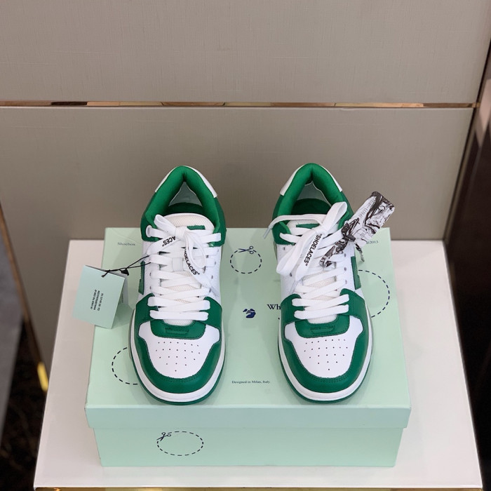 OFF WHITE™ C/O VIRGIL ABLOH OUT OF OFFICE LOW-TOP LEATHER SNEAKERS "OOO"