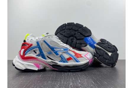 BALCIA Runner White Red Blue